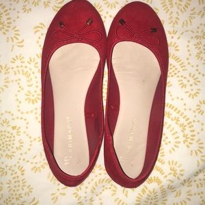 Red Ballet Flats